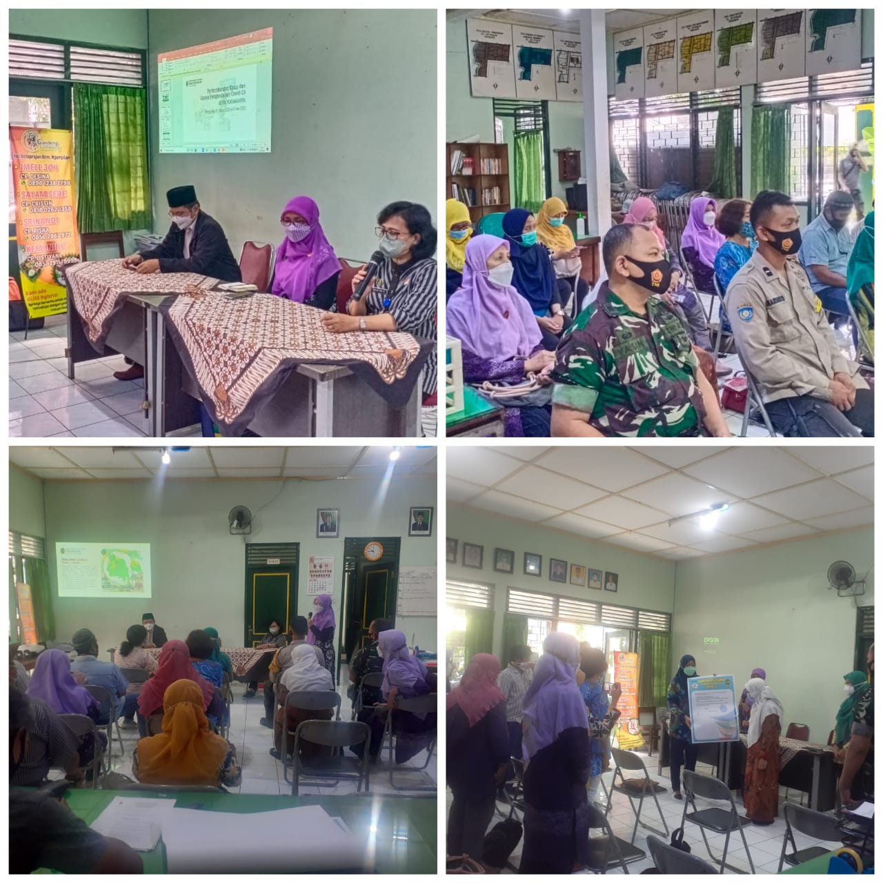 Sosialisasi  Perkembangan Kasus dan Upaya Pengendalian Covid-19 Kota Yogyakarta di Kelurahan Notoprajan