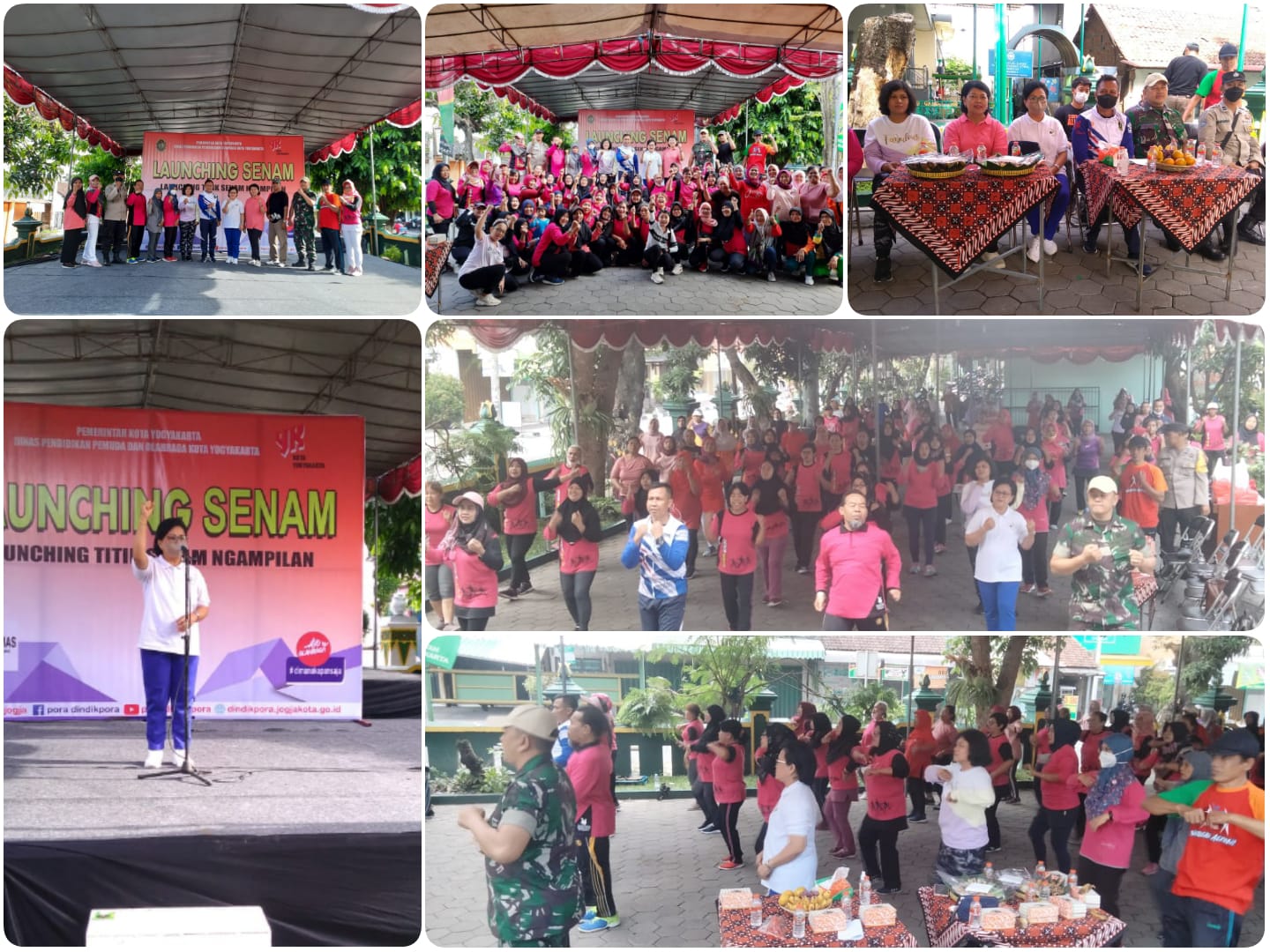 NGABEAN AEROBIC SEMARAKKAN LAUNCHING TITIK SENAM