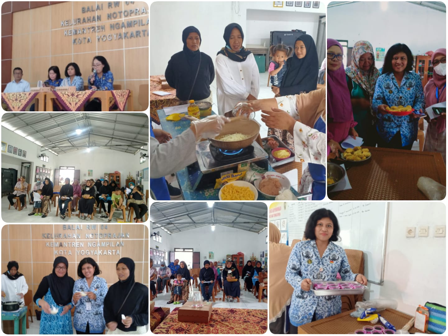 Pendampingan Pembuatan Makanan Bergisi Sehat Seimbang dan Aman (B2SA) untuk Balita dan remaja Kelurahan Notoprajan