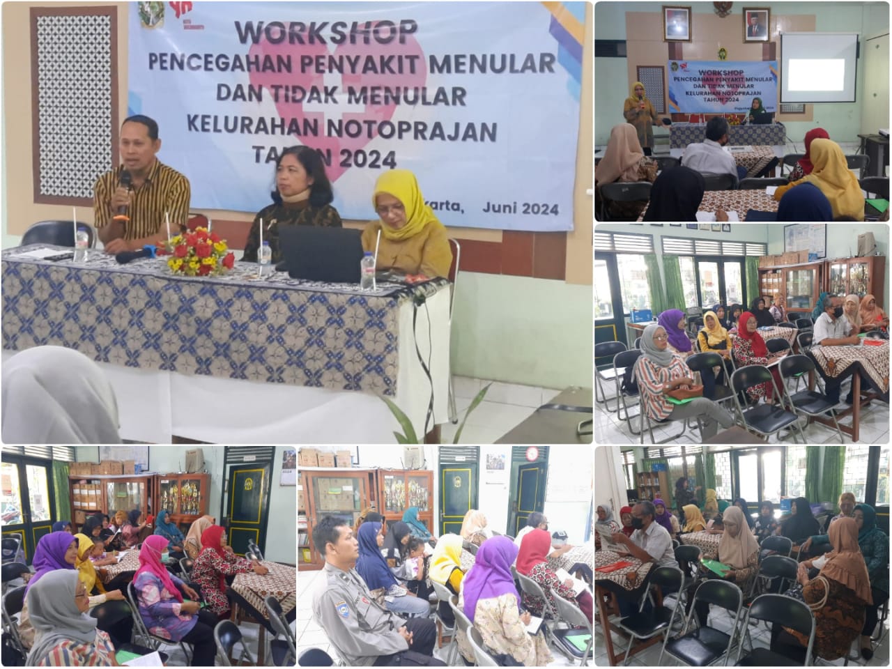 Workshop Pencegahan Penyakit Menular dan Tidak Menular di Kelurahan Notoprajan